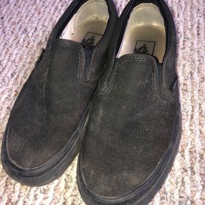 Black slip on vans